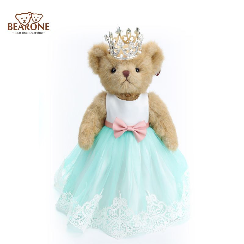 HM20005公主熊-蒂芙尼藍裙